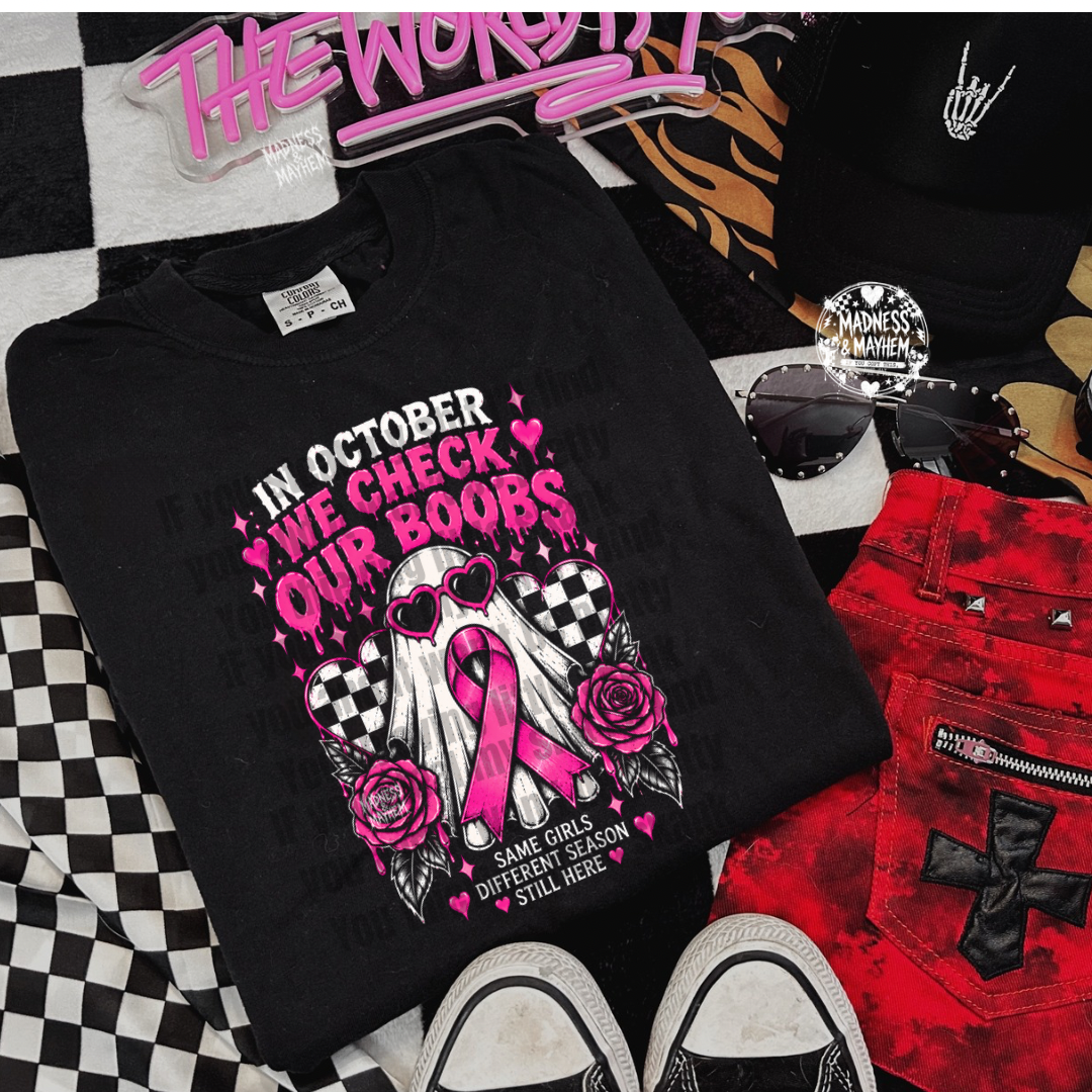 Check your boobies shirt