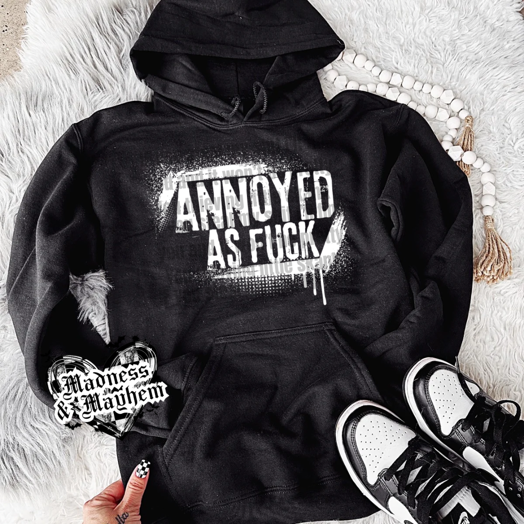 Annoyed as fuck hoodie (finished product)