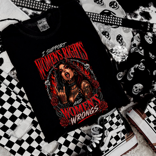 Women’s rights & wrongs shirt