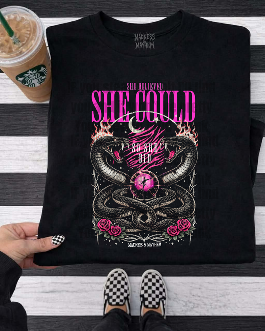 she believed she could shirt