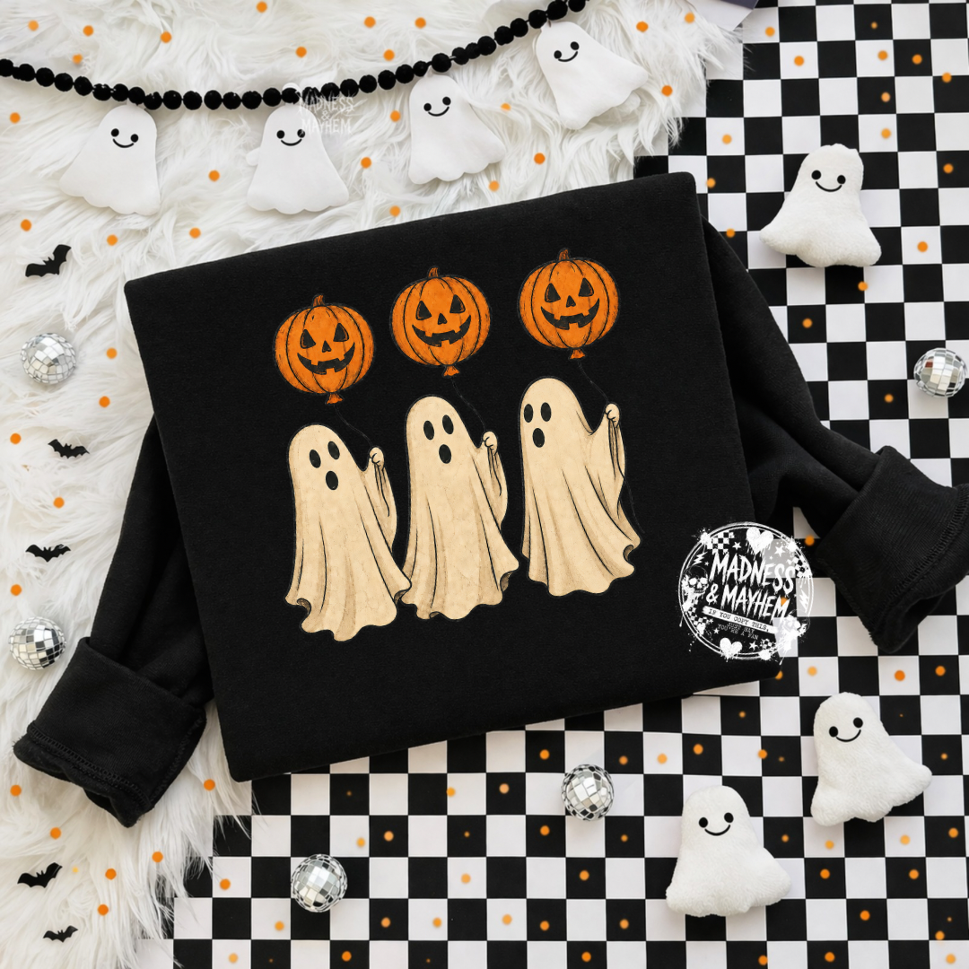 Balloon ghosts sweatshirt
