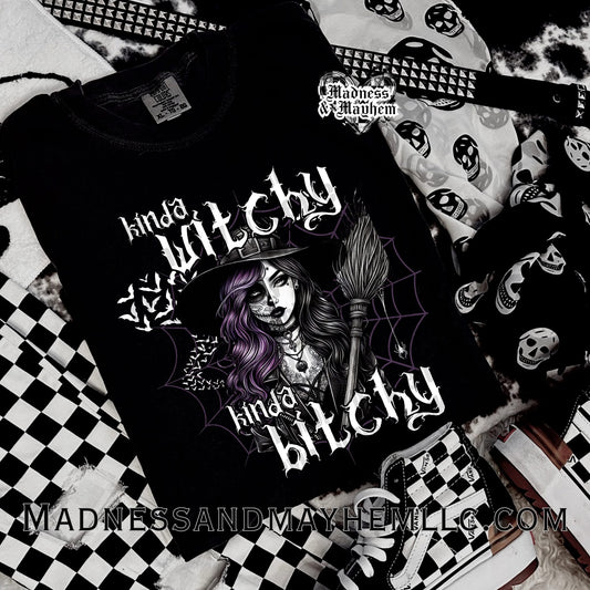 Kinda witchy kinda bitchy EXCLUSIVE Halloween Shirt