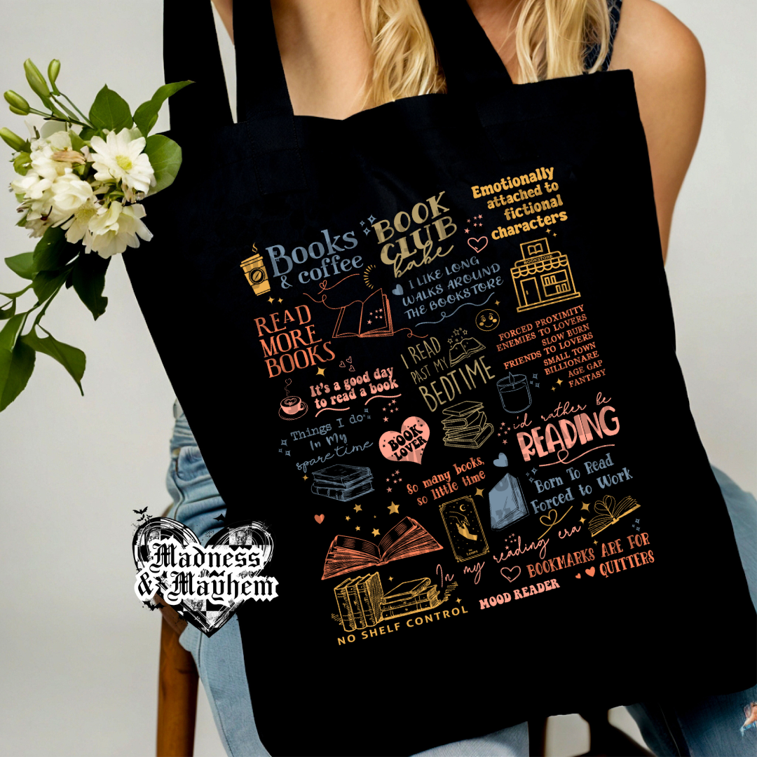 Book collage tote Bag