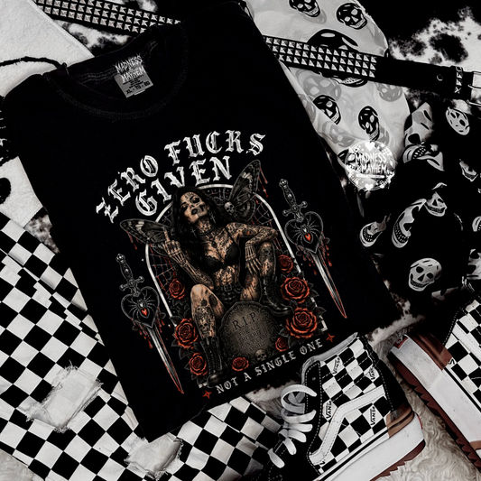 Zero fucks given shirt