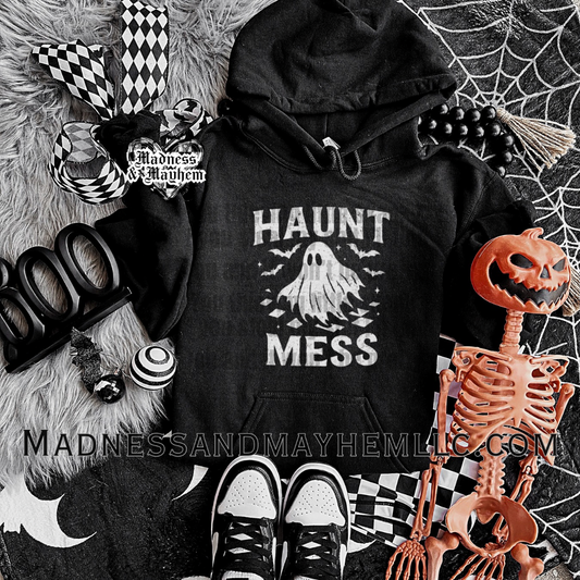 Haunt mess Halloween hoodie