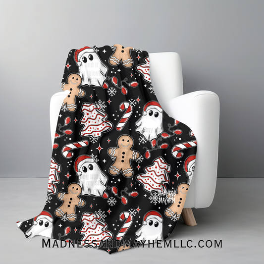 Christmas cake blanket