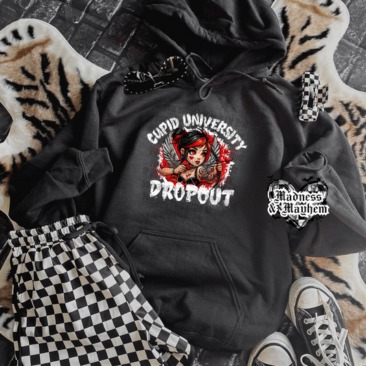 Cupid University Dropout hoodie (finished product)