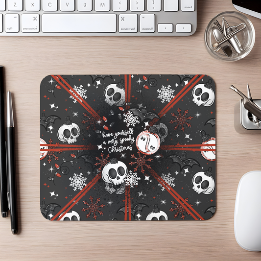 have yourself a spooky christmas mouse pad