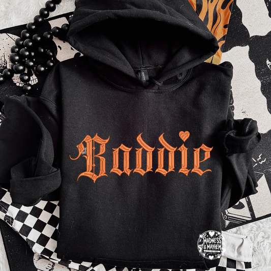 Baddie Embroidered Hoodie