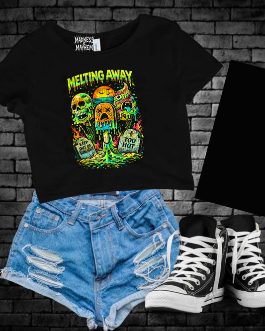 Melting away Cropped Tee