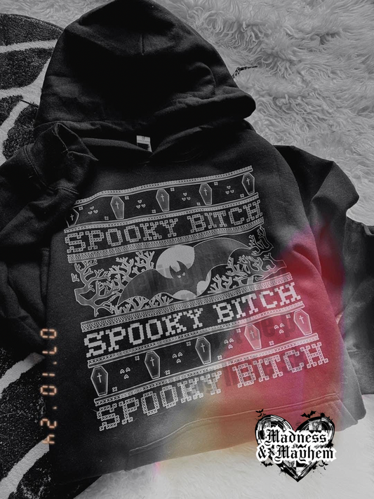 Spooky bitch halloween hoodie (finished product)