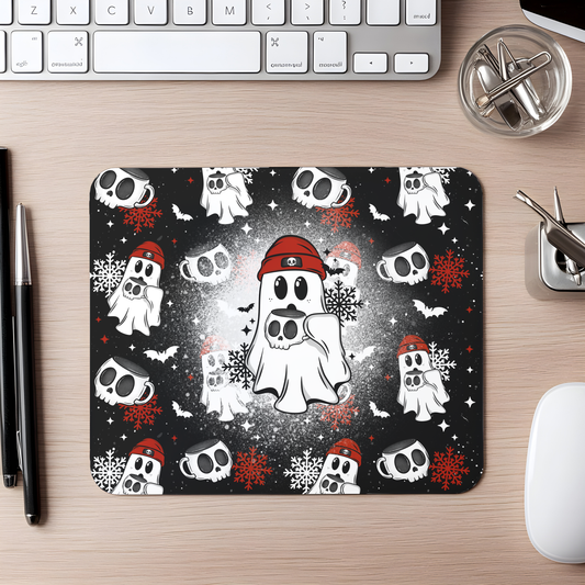 winter ghost mouse pad
