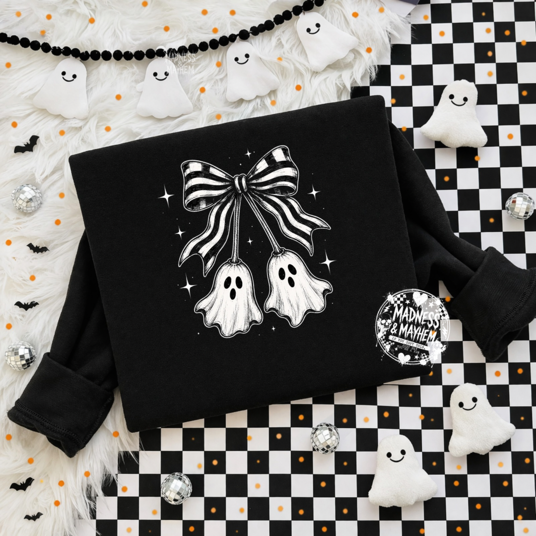 Bow ghosties sweatshirt