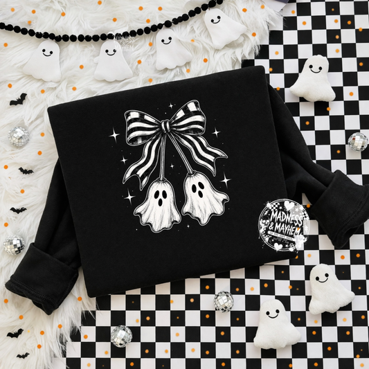 Bow ghosties sweatshirt