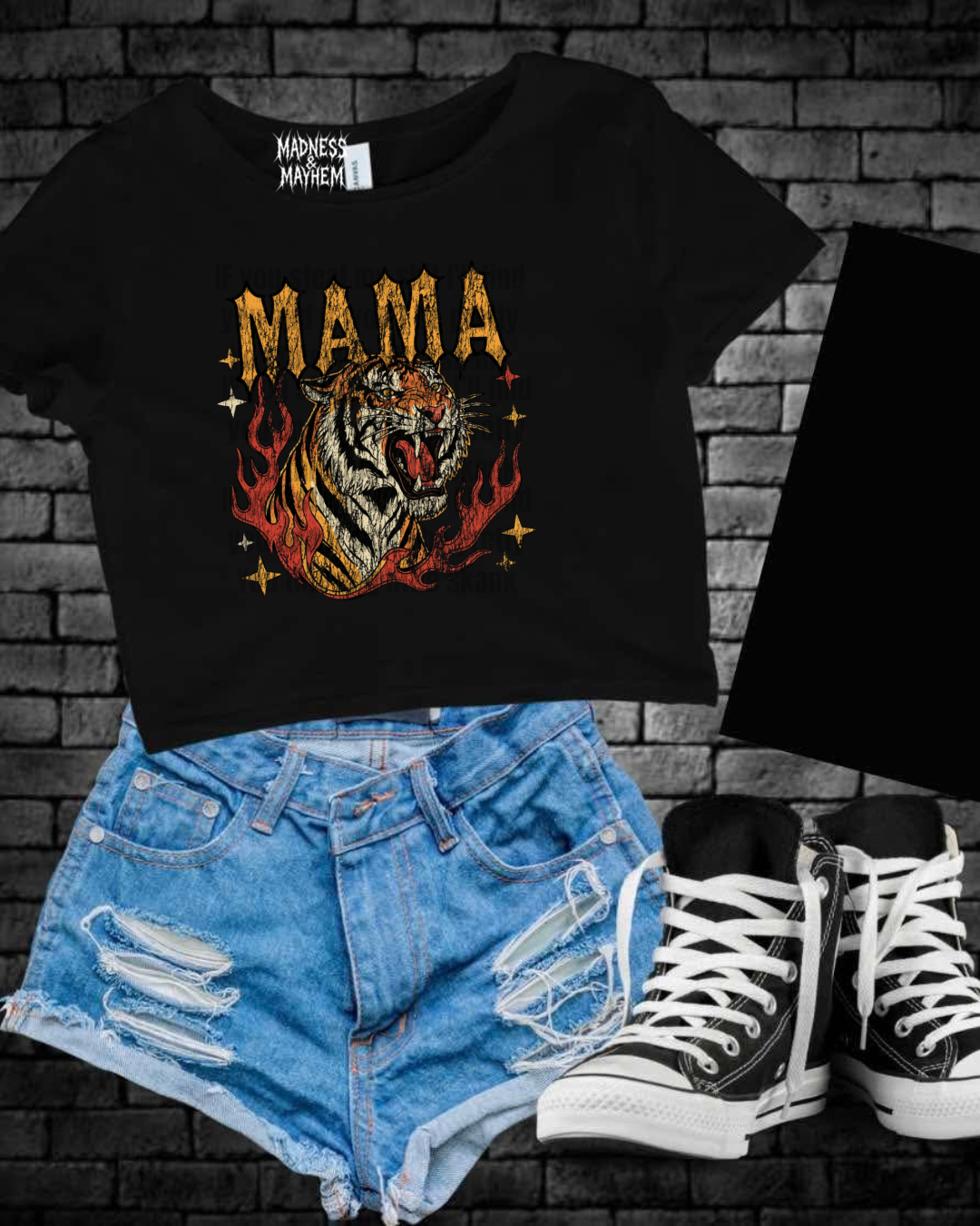 Tiger mama Cropped Tee