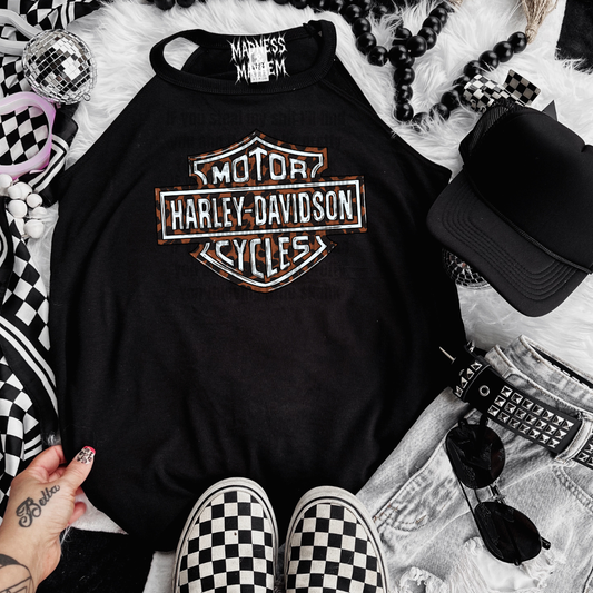 Leopard harley rockstar tank