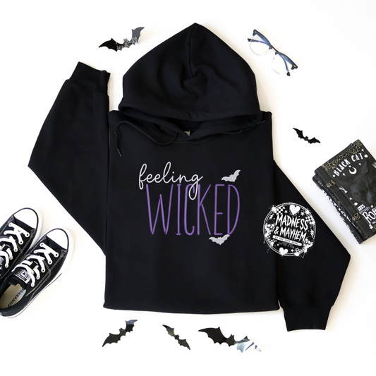 Feeling wicked Embroidered Hoodie