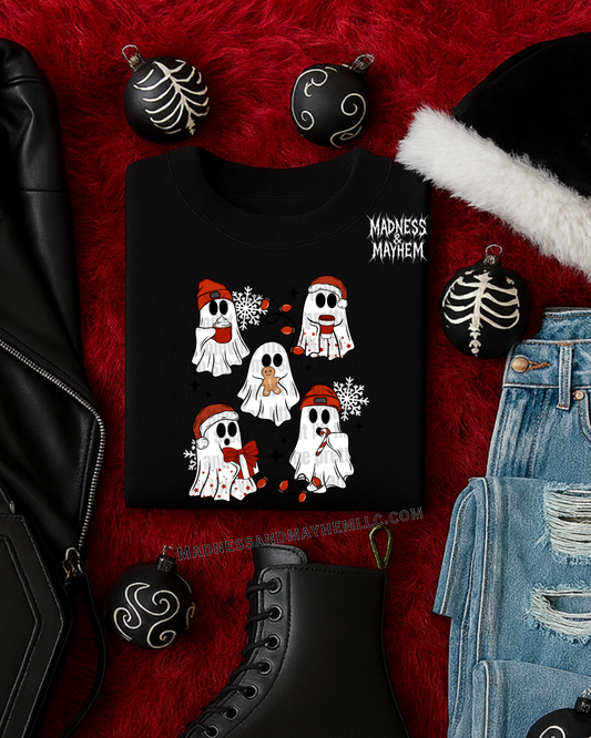 Christmas ghost squad tshirt