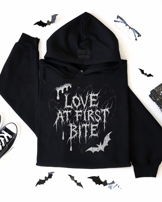Love at first bite hoodie
