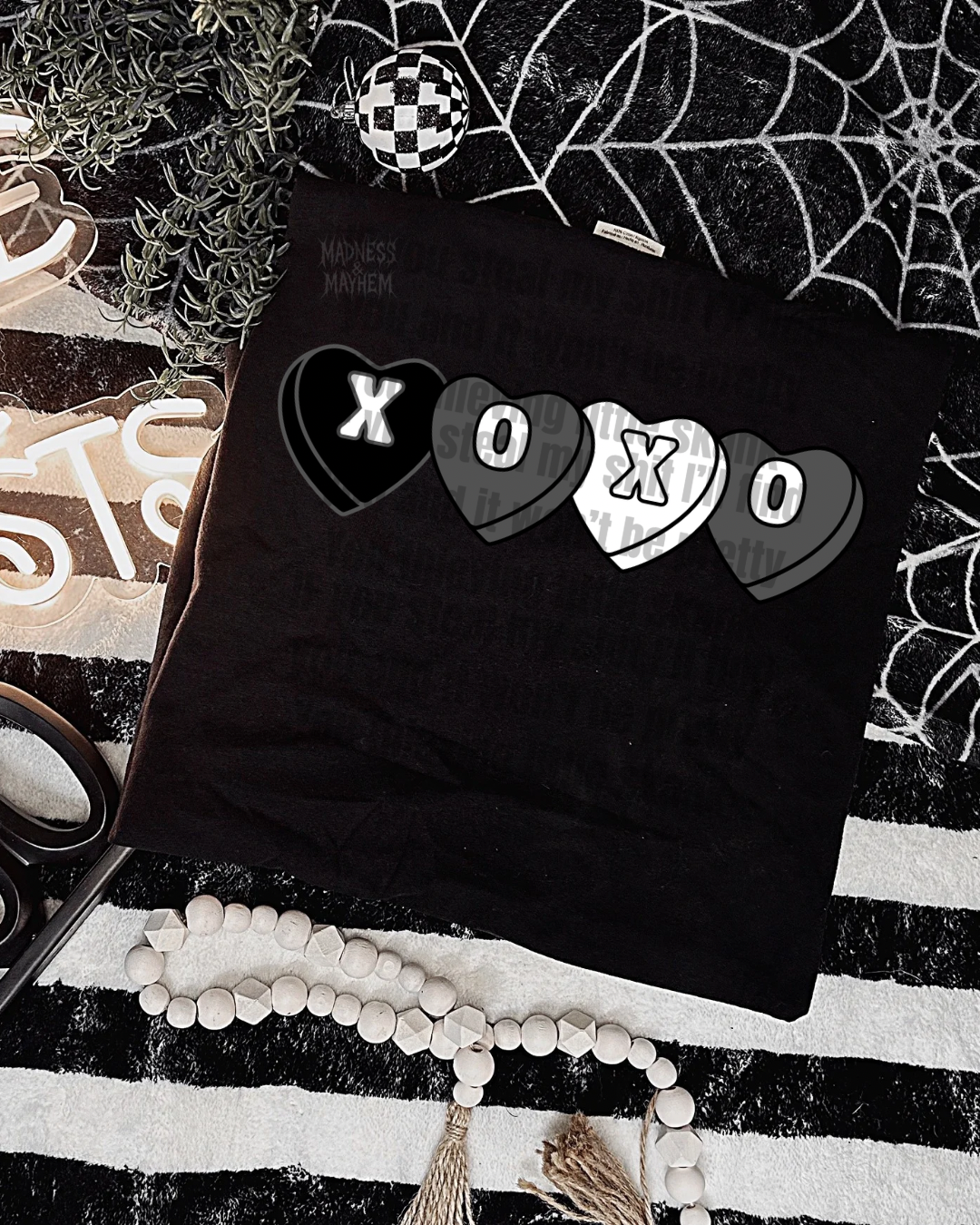 Xoxo candy hearts shirt
