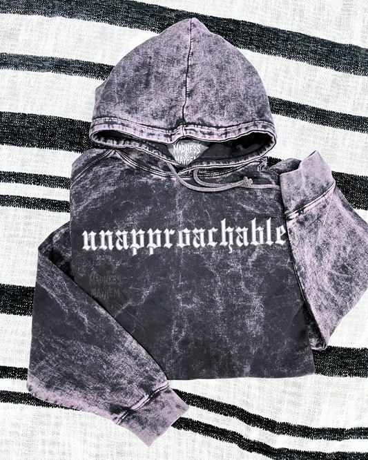 unapproachable mineral wash Hoodie