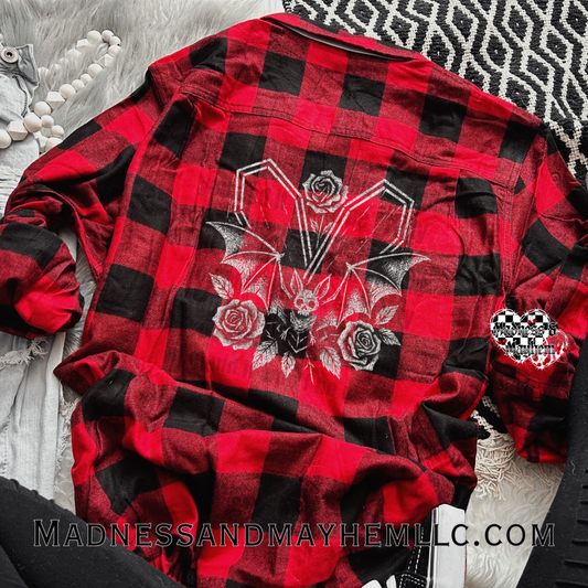 Bat coffin Flannel