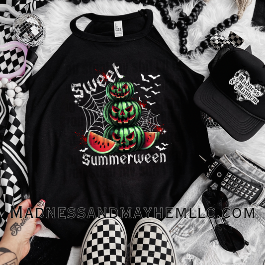 Sweet summerween rockstar tank