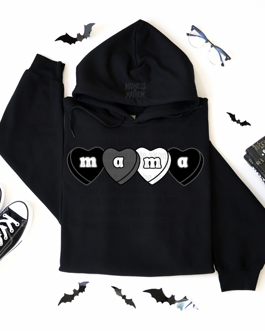 Mama candy hearts hoodie