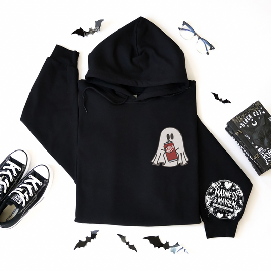 Dr Pepper ghost Embroidered Hoodie