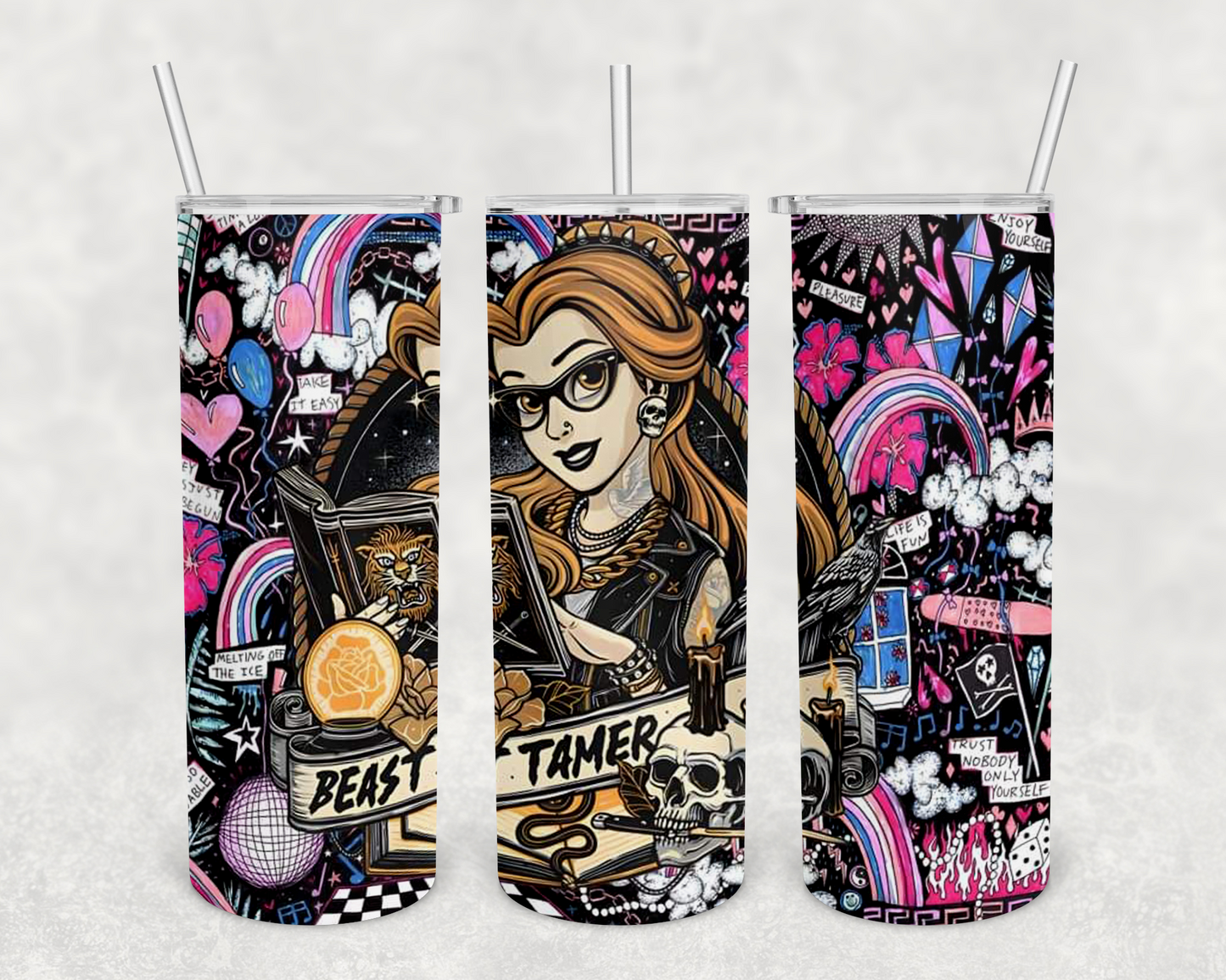 Beast Tamer 20z Tumbler Wrap (sublimation transfer)