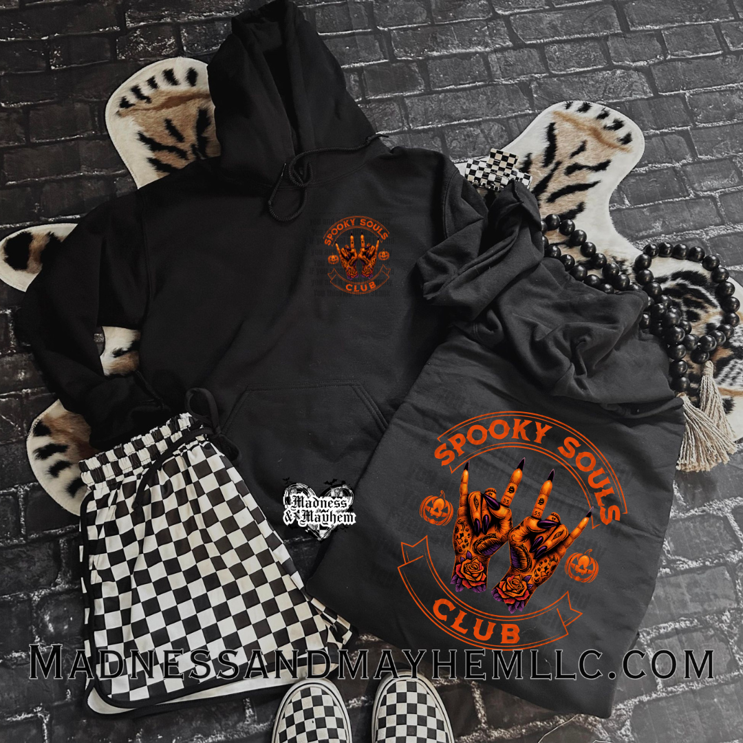 Spooky souls Halloween Front/Back hoodie