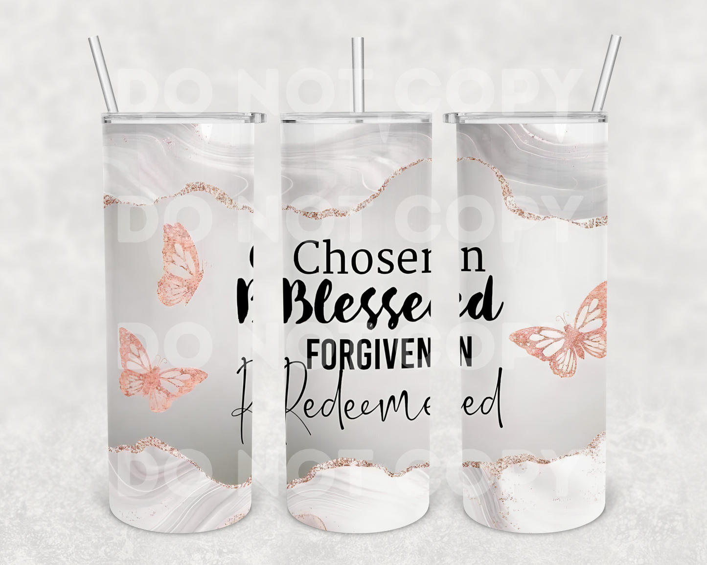 Chosen 20z Tumbler Wrap (sublimation transfer)