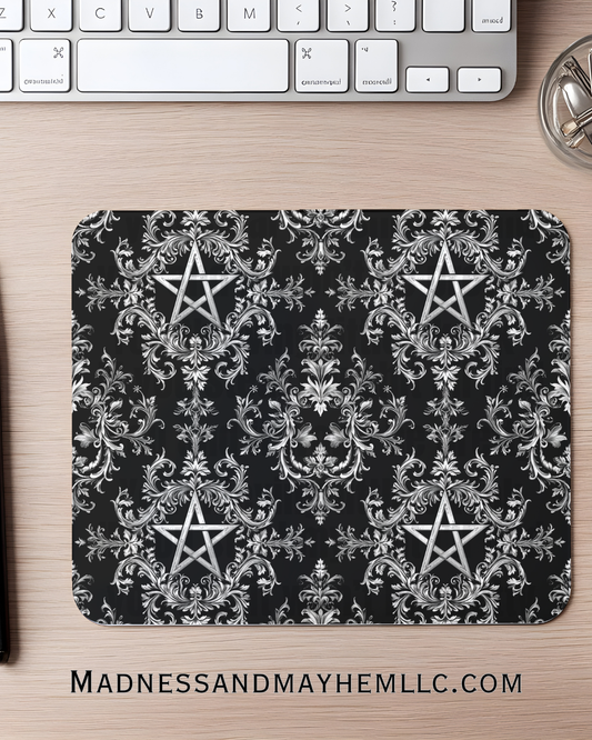 goth office decor mouse pad