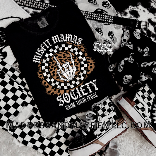 Leopard misfit Mama Shirt