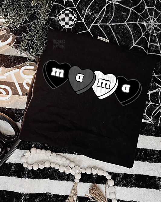 Mama candy hearts shirt