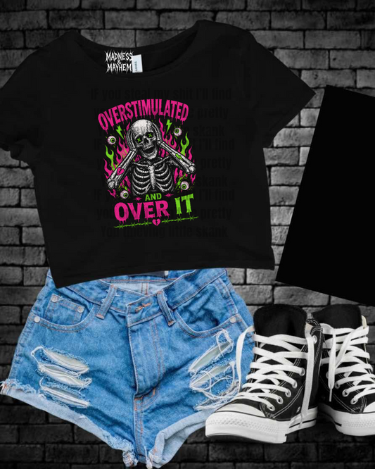 Over it Cropped Tee