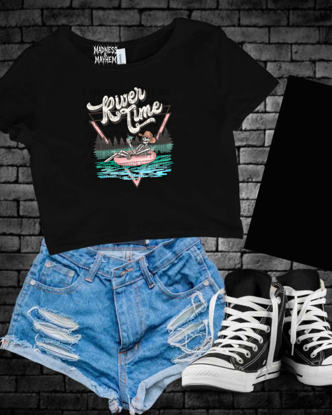 River time Cropped Tee