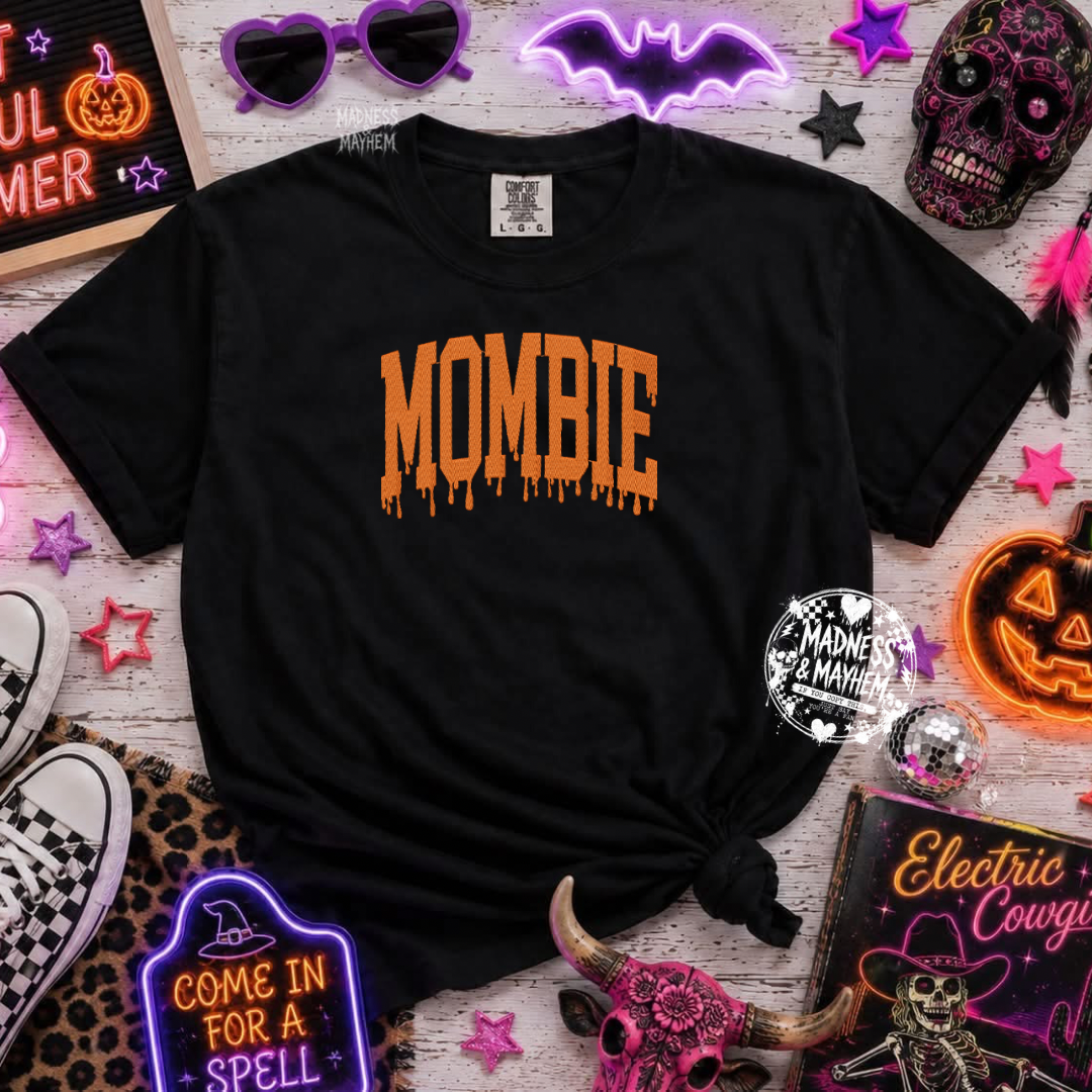 Mombie embroidered tshirt