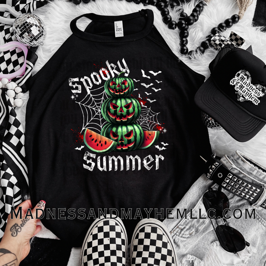 Spooky summer rockstar tank