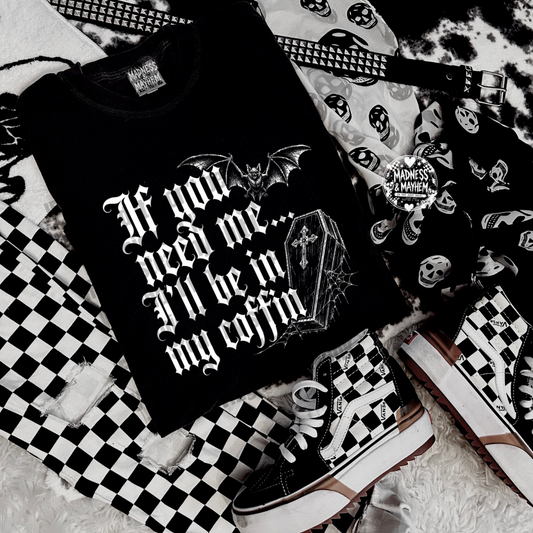 In my coffin tshirt