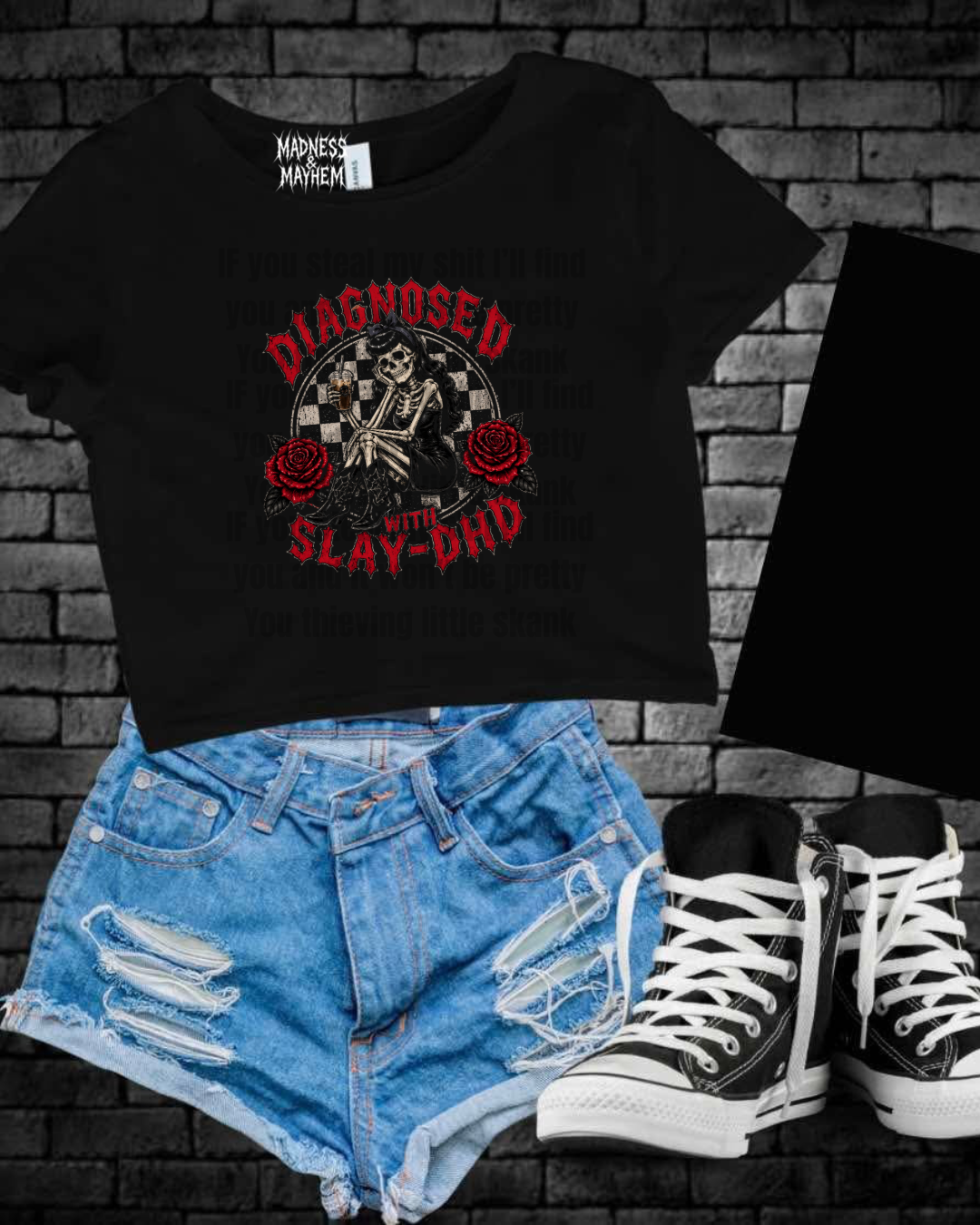 Slay-DHD Cropped Tee