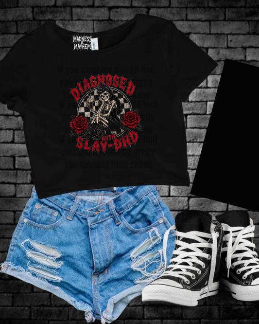 Slay-DHD Cropped Tee