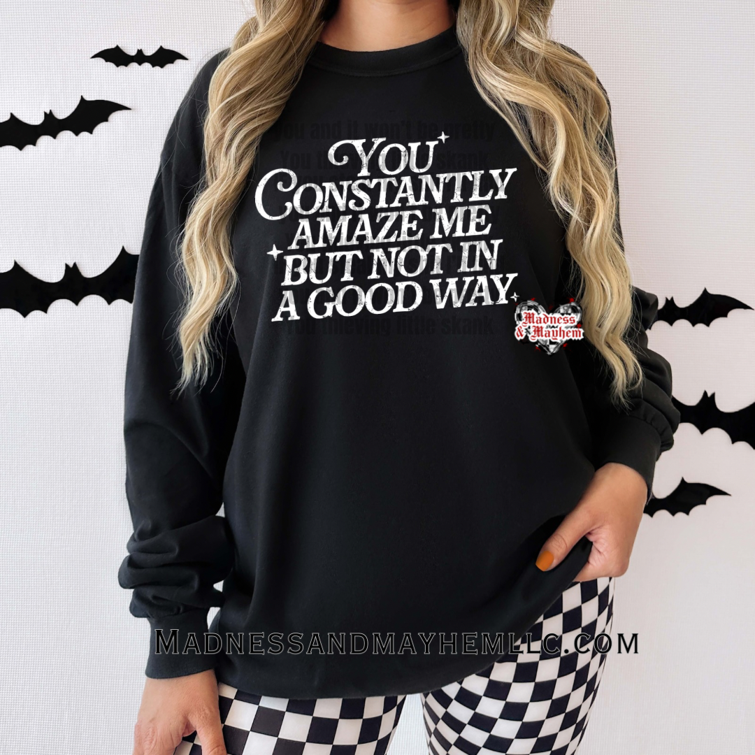 Amaze me long sleeve tee