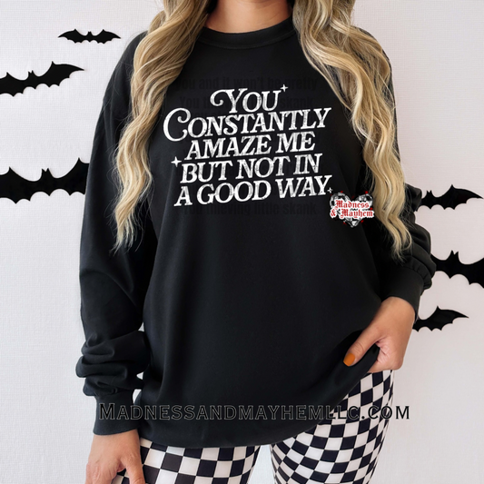 Amaze me long sleeve tee