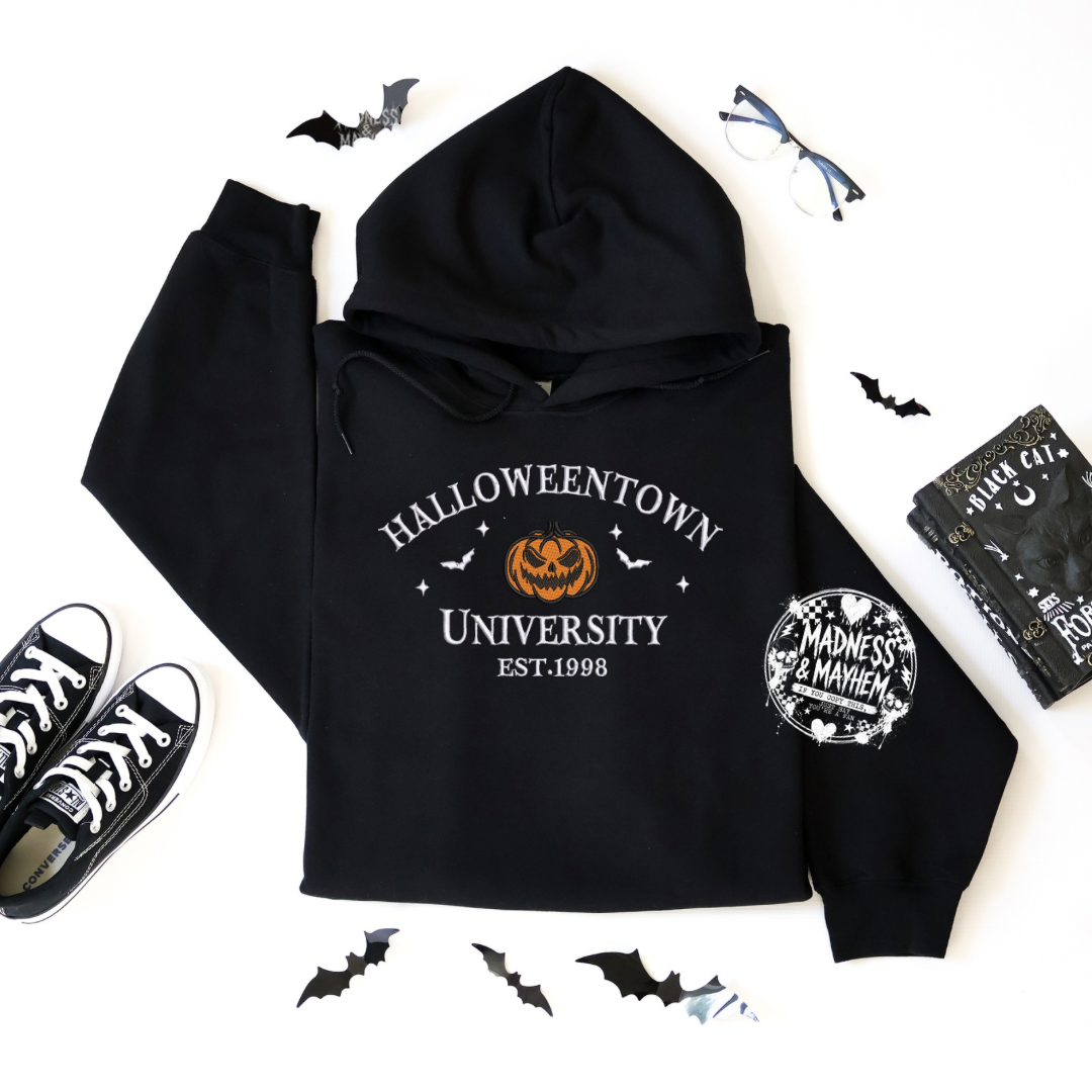 Halloweentown Embroidered Hoodie