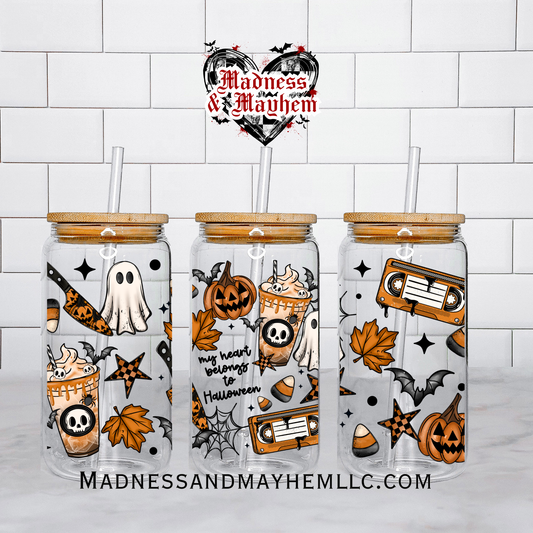 My heart belongs to Halloween Libbey Glass