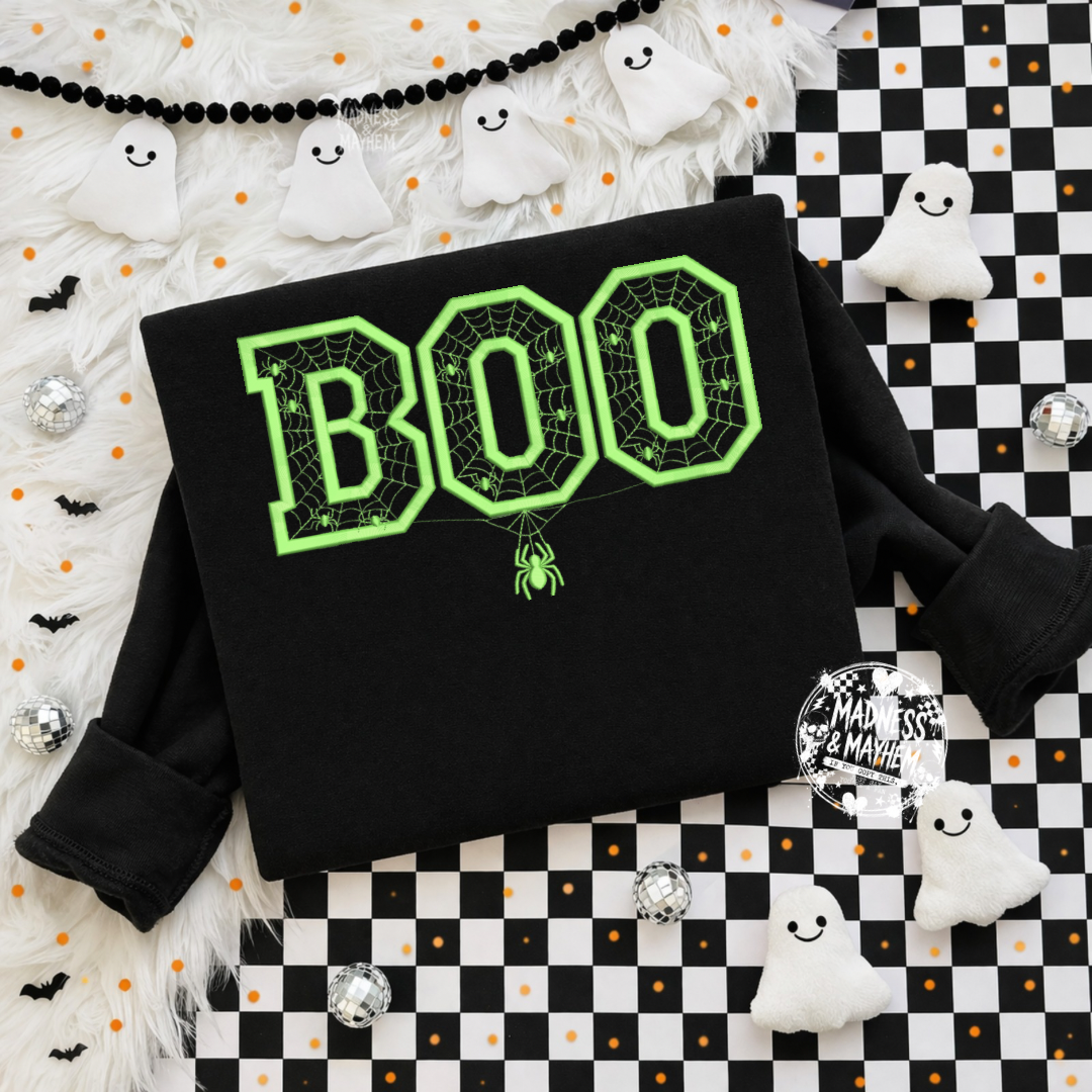 Boo embroidered sweatshirt