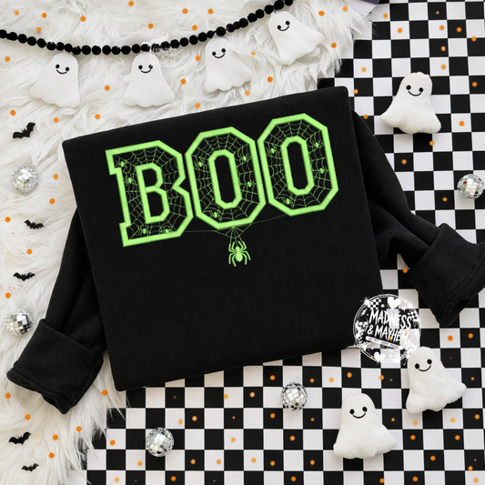 Boo embroidered sweatshirt
