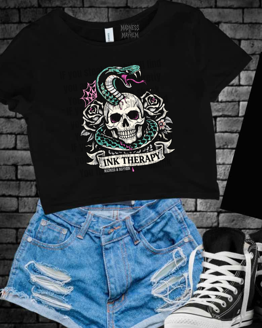 Tattoo therapy Cropped Tee