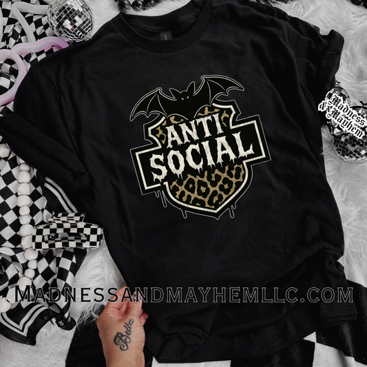 Anti social Bat Shirt